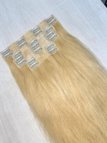 Blonde Seamless Clip In Extension