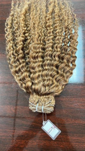 Blonde Color #27 Kinky Curly Bundle